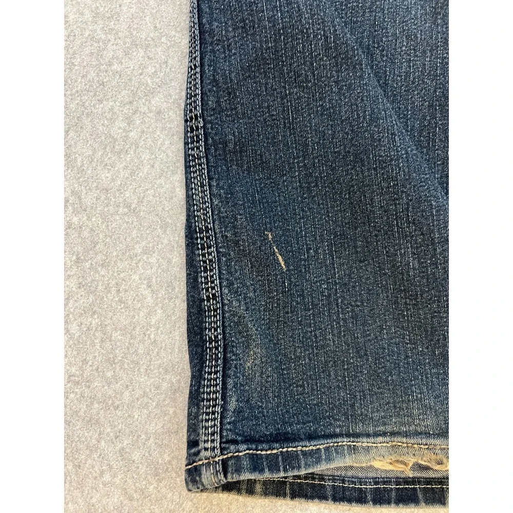 Lane Bryant Slim Bootcut Jeans Women's Plus 18 Blue Medium Wash Y2K Flap Pocket‎